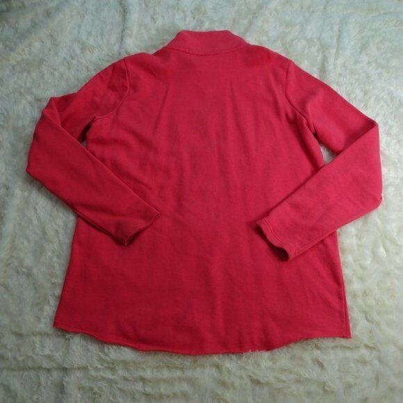 Pink Victoria's Secret Red Quarter Zip Shirt Small - Picture 2 of 5